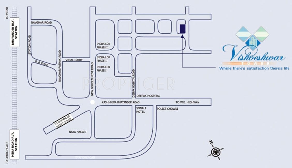 Images for Location Plan of PIL Developers Vishveshwar Tower