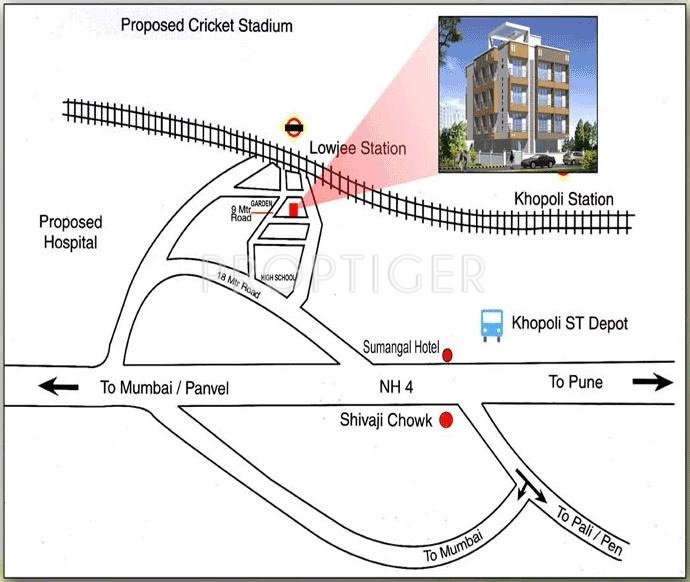 Images for Location Plan of Shree Om Enterprises Om Apartment