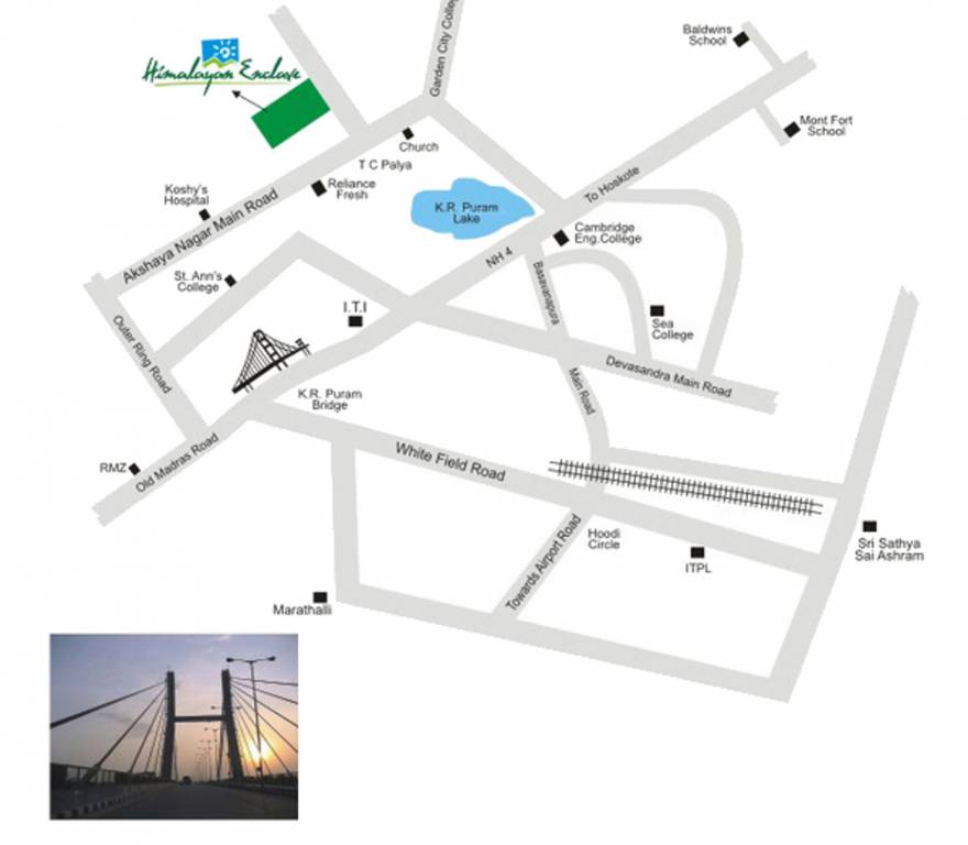 Images for Location Plan of Sri Sapthagiri Builders Himalayan Enclave