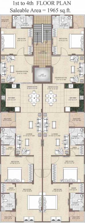 Images for Cluster Plan of Aashish West End