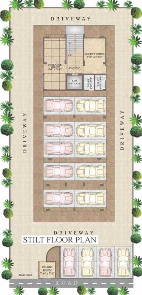 Images for Cluster Plan of Aashish West End