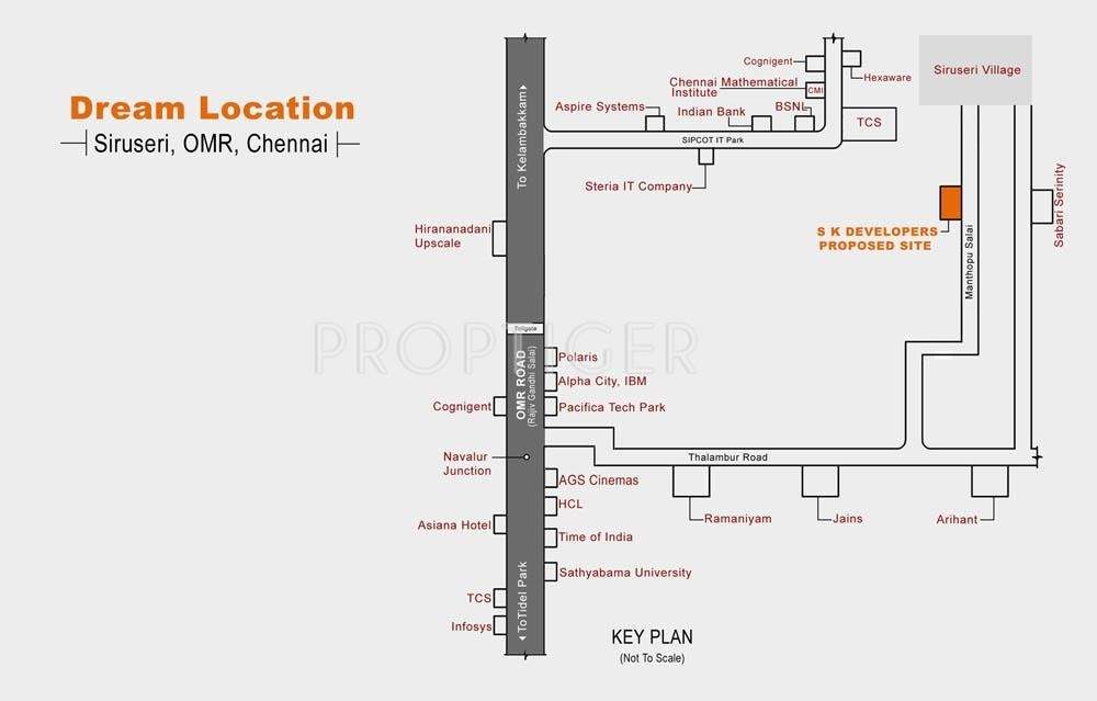  tejas Images for Location Plan of SK Tejas