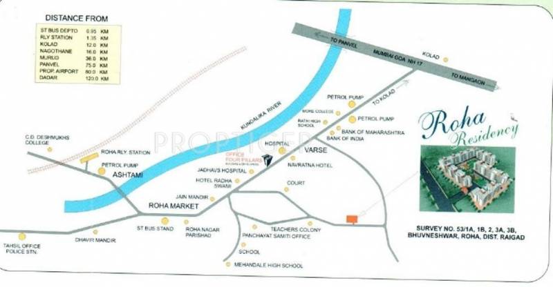  roha-residency Images for Location Plan of Loktrayashray Roha Residency