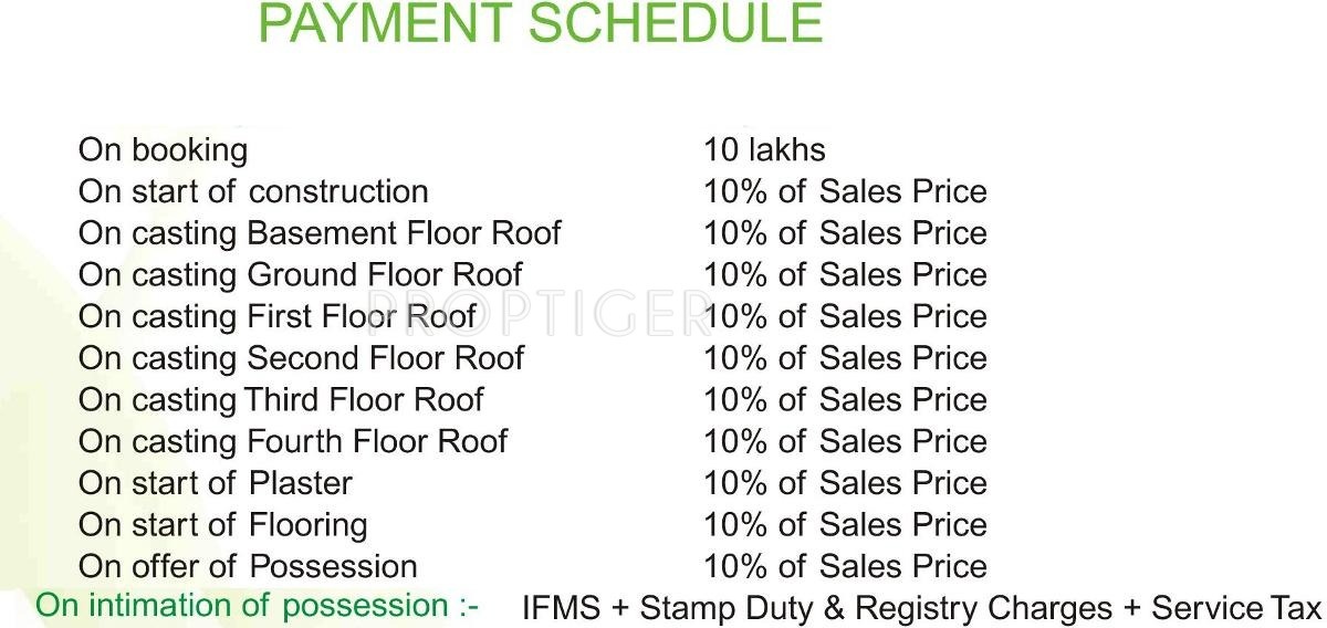 tulsi-palm Payment Plan Payment Plan