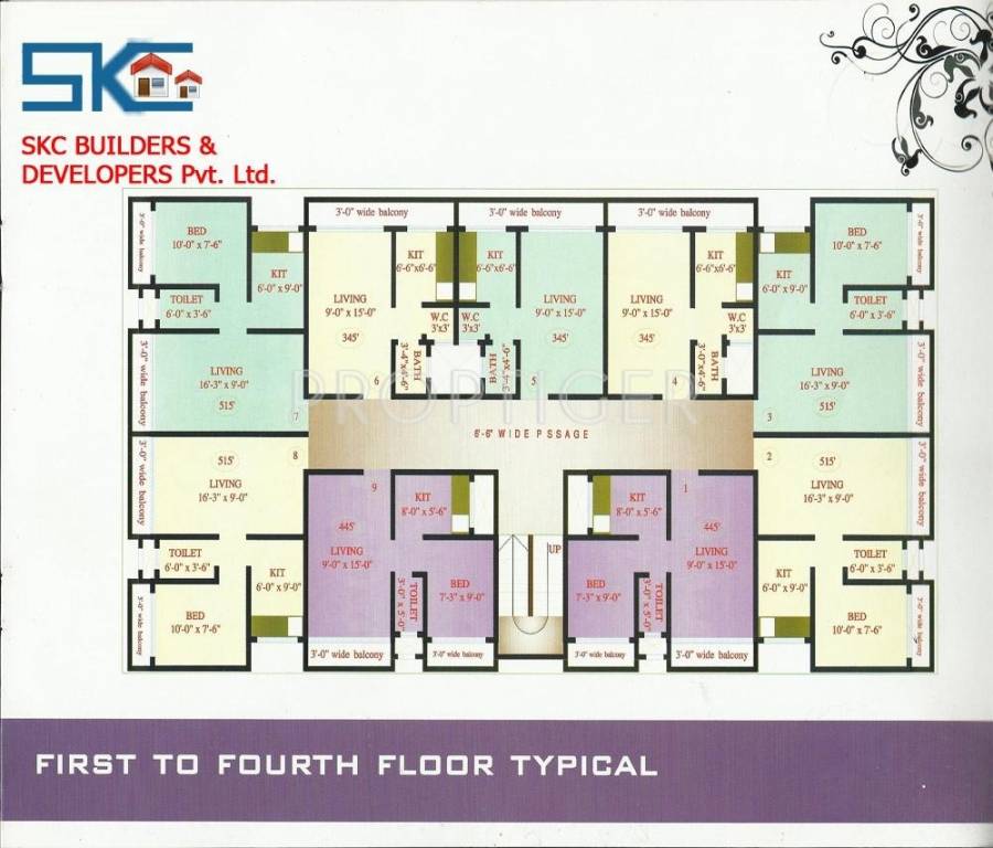Skc Builder And Developers Chanda Complex Cluster Plan