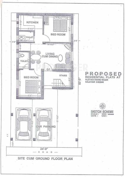 VJ Builders and Promoter Hills Cluster Plan