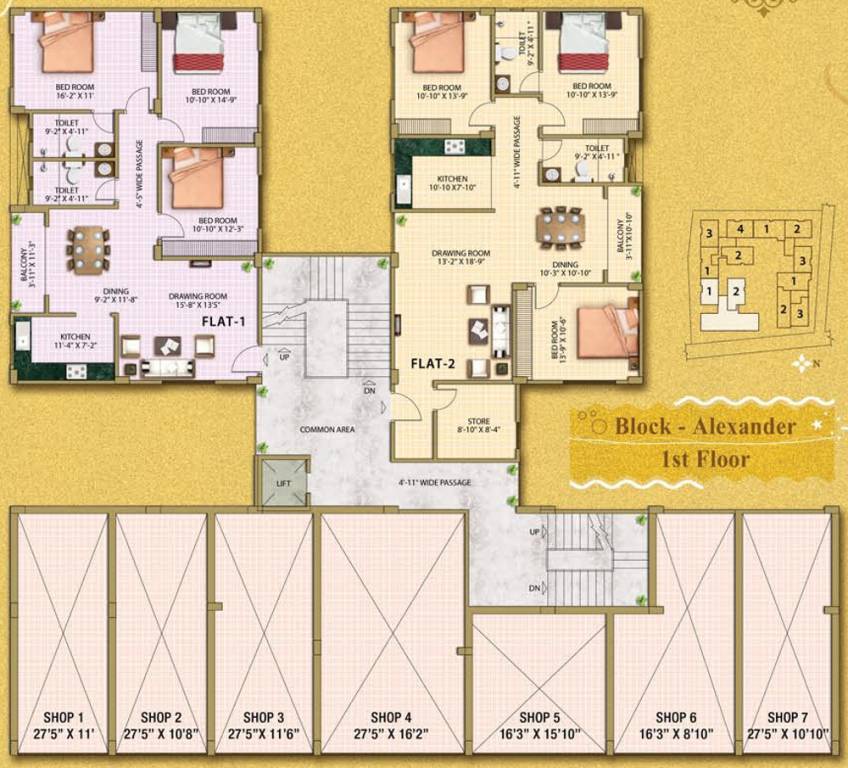 Images for Cluster Plan of SandeepG Mayfair Crown