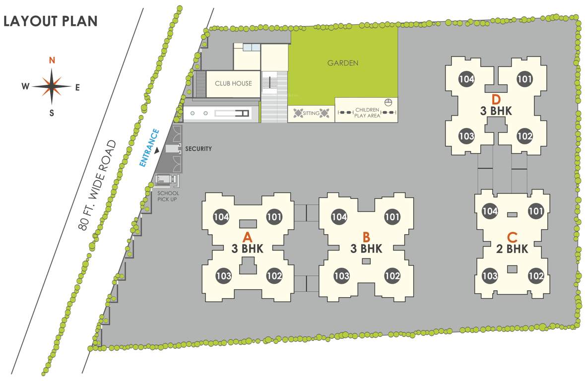 Images for Layout Plan of Shyamal Sky Life