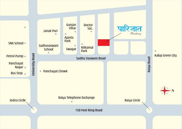 Images for Location Plan of Sheth Parijat Residency Images for Location Plan of Sheth Parijat Residency