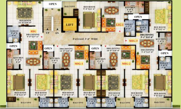 Images for Cluster Plan of APS Crystal Homes