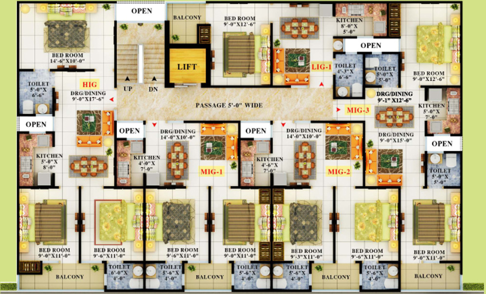 Images for Cluster Plan of APS Crystal Homes