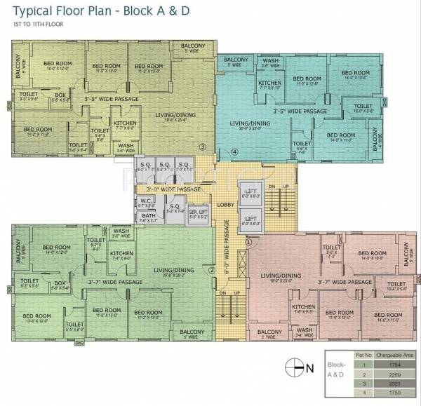 Cluster Plan Utkal Builders Royal Residency Cluster Plan