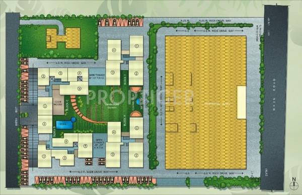 Layout Plan Utkal Builders Royal Residency Layout Plan