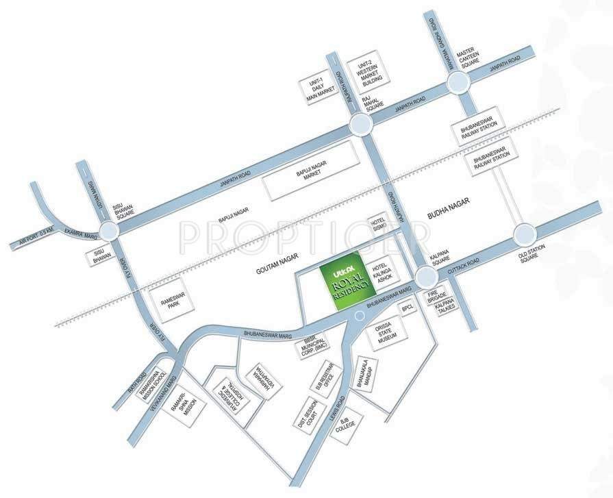  royal residency Location Plan