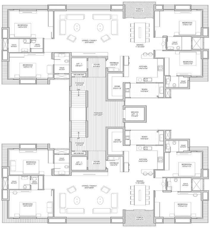 Images for Cluster Plan of Ladani Group Atlantia Gardens