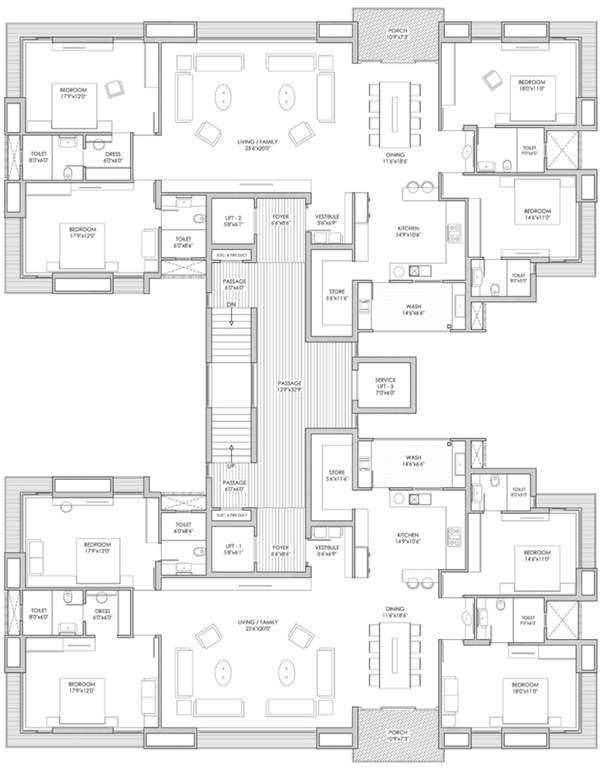 Images for Cluster Plan of Ladani Group Atlantia Gardens