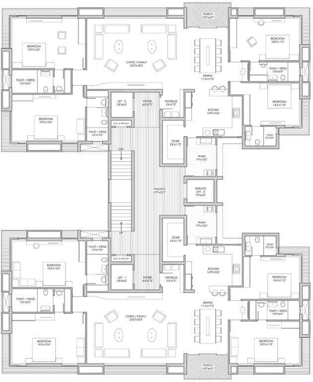 Images for Cluster Plan of Ladani Group Atlantia Gardens