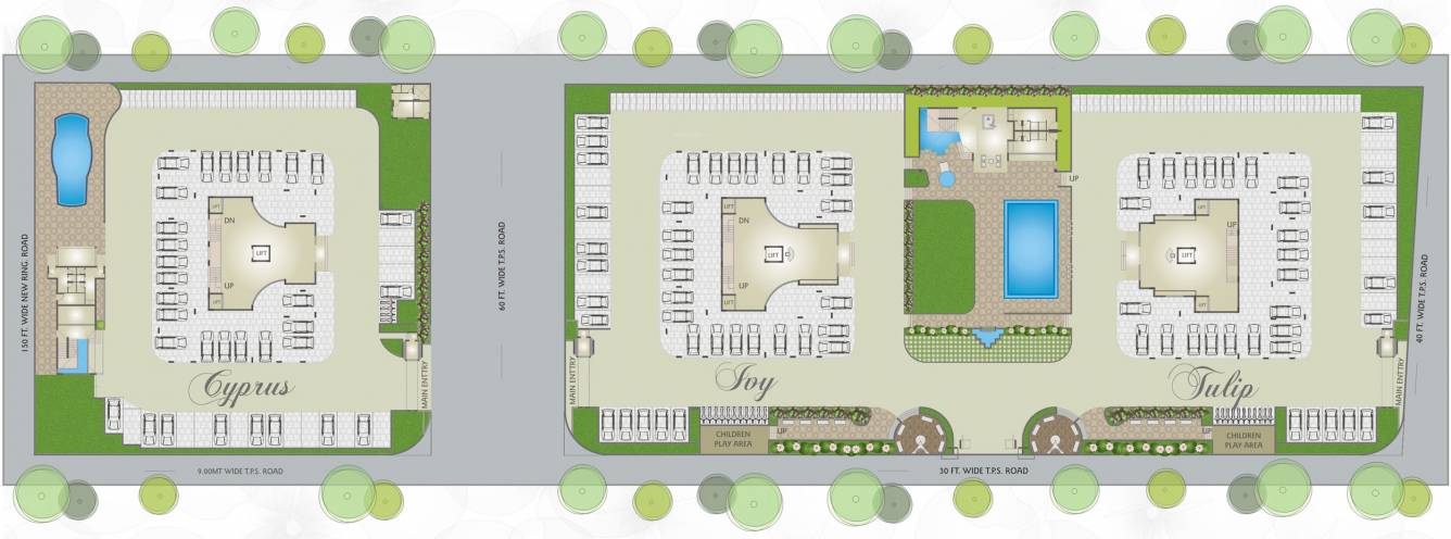 Images for Layout Plan of Ladani Group Atlantia Gardens