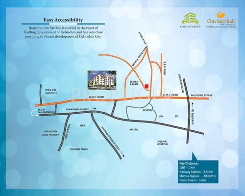  om-sarthak Images for Location Plan of Resizone Om Sarthak