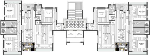 Images for Cluster Plan of Ladani Group Havlok Towers