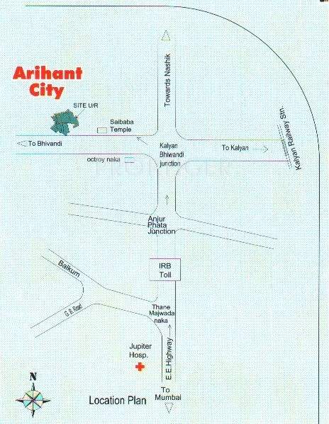 Images for Location Plan of Arihant City