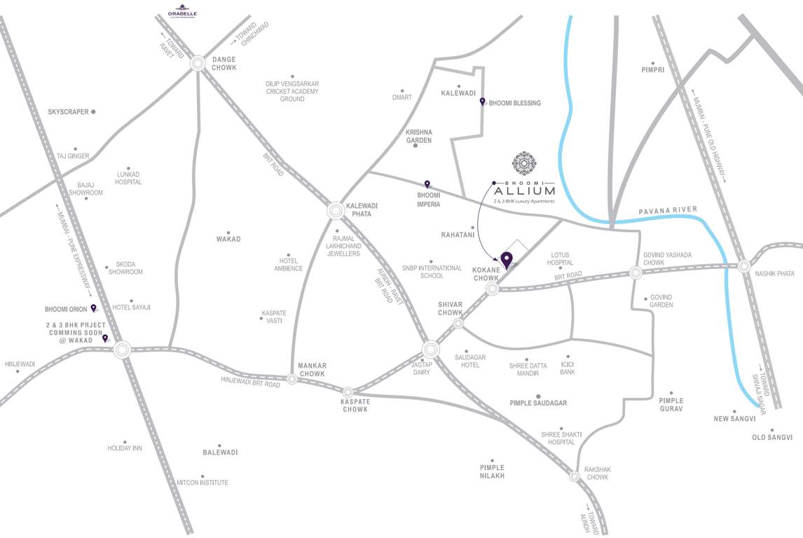  allium Images for Location Plan of Bhoomi Allium