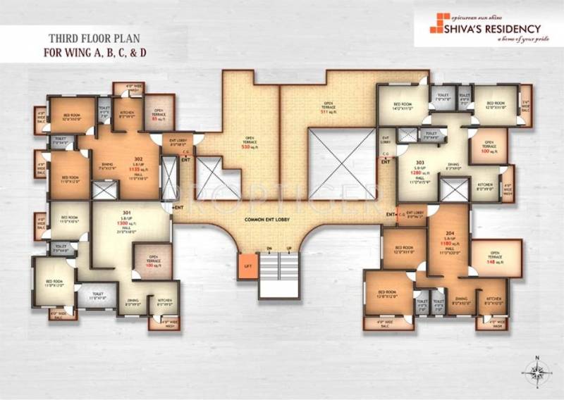Images for Cluster Plan of Om Shivam Residency