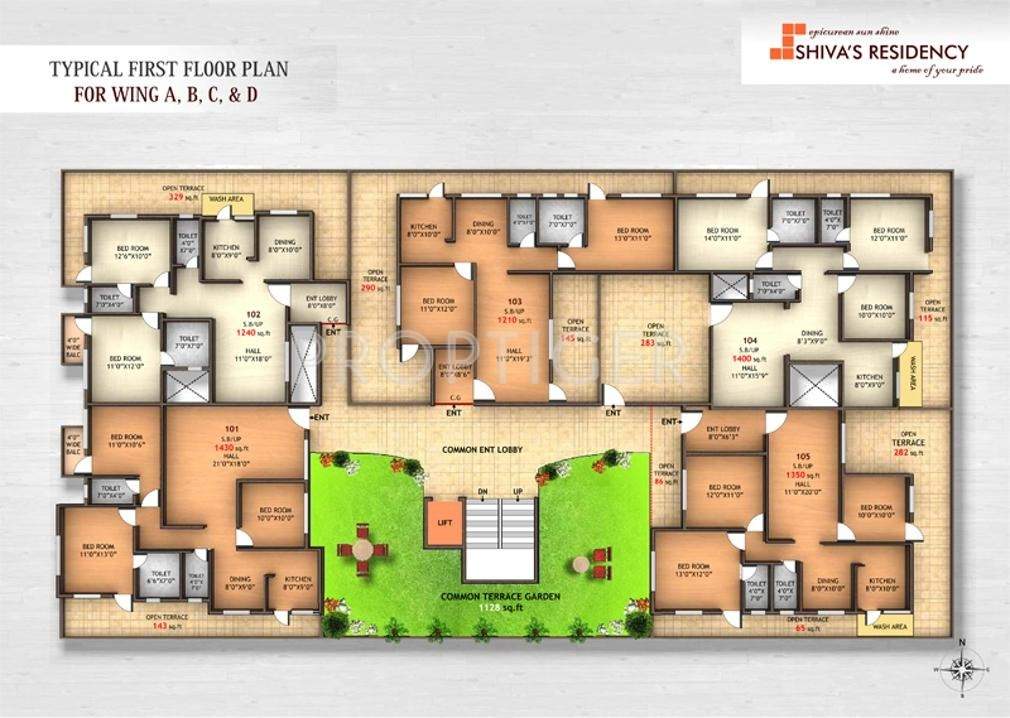 Images for Cluster Plan of Om Shivam Residency