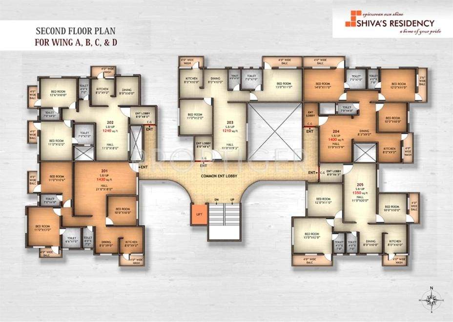 Images for Cluster Plan of Om Shivam Residency