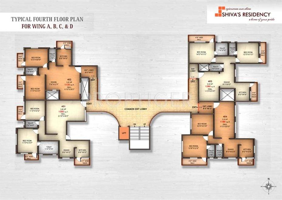 Images for Cluster Plan of Om Shivam Residency