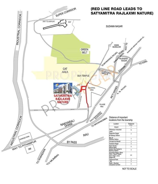 Images for Location Plan of RajLaxmi Satyamitra Rajlaxmi Nature Villas