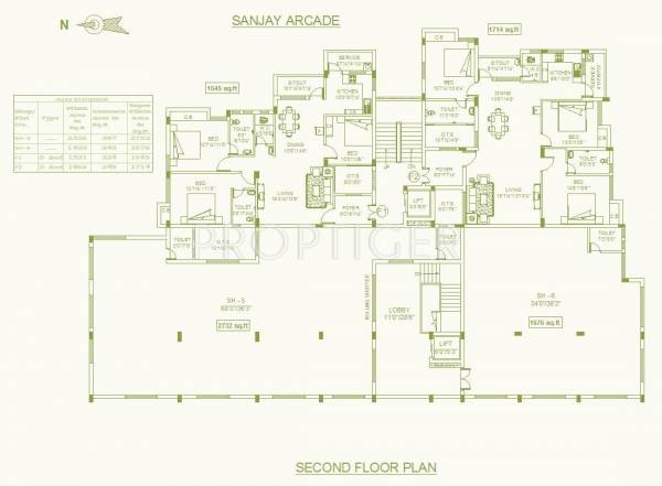 Cluster Plan SK Builders and Promoters Sanjay Arcade Cluster Plan