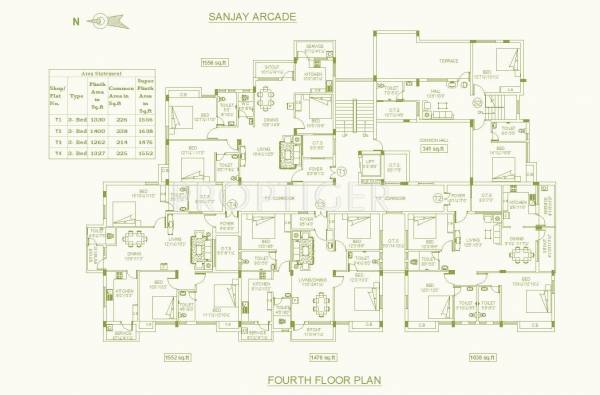 Cluster Plan SK Builders and Promoters Sanjay Arcade Cluster Plan