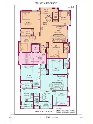 Images for Cluster Plan of SK Builders and Promoters Sri Neya Residency