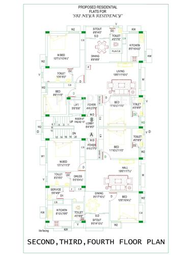 Images for Cluster Plan of SK Builders and Promoters Sri Neya Residency