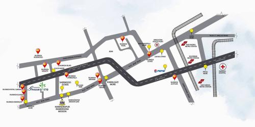  greenshire Images for Location Plan of Rajwada Greenshire