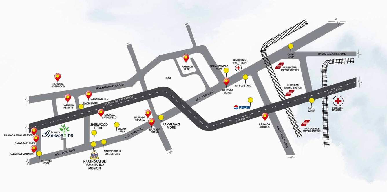  greenshire Images for Location Plan of Rajwada Greenshire
