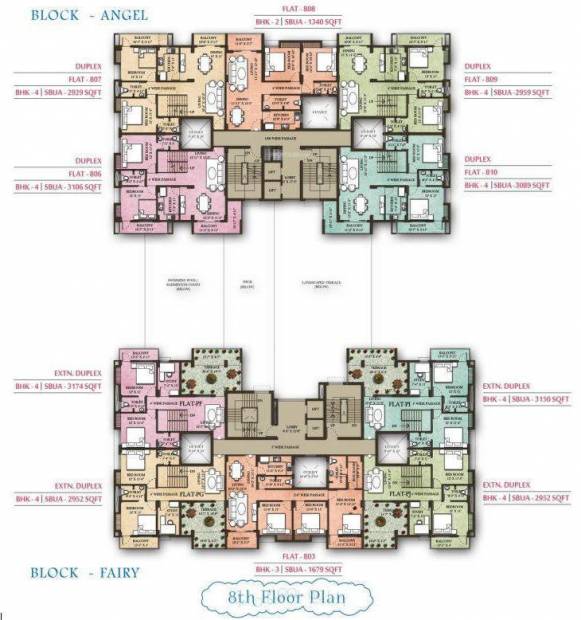  mayfair-paradise Images for Cluster Plan of SandeepG Mayfair Paradise