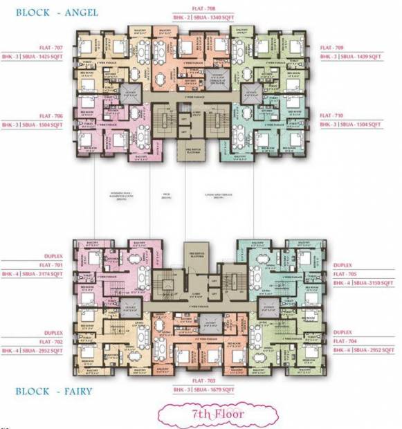  mayfair-paradise Images for Cluster Plan of SandeepG Mayfair Paradise
