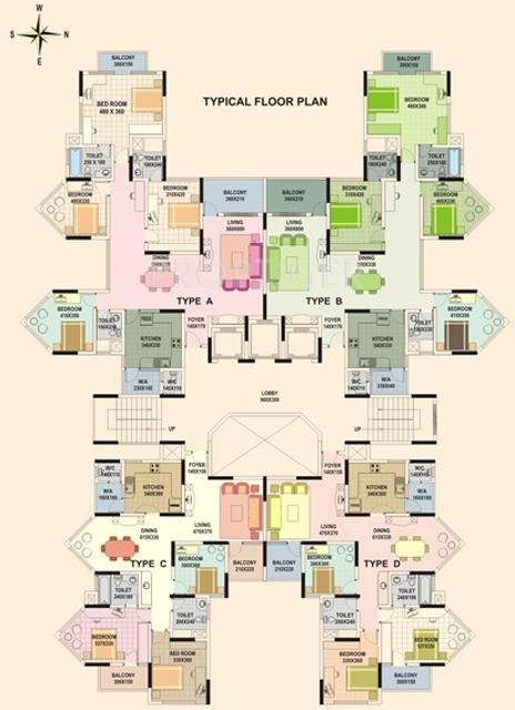 Galaxy Builders Ritz Marina Cluster Plan
