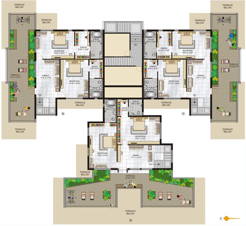 Images for Cluster Plan of Ladani Group Shree Maruti Manor