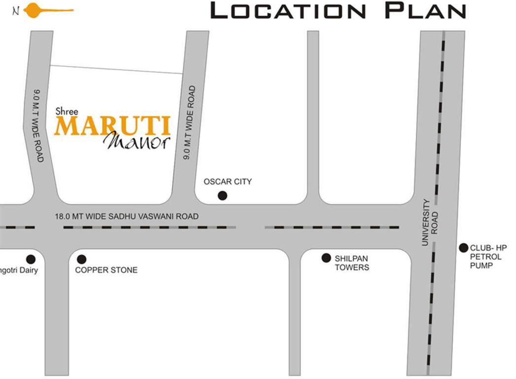 Images for Location Plan of Ladani Group Shree Maruti Manor