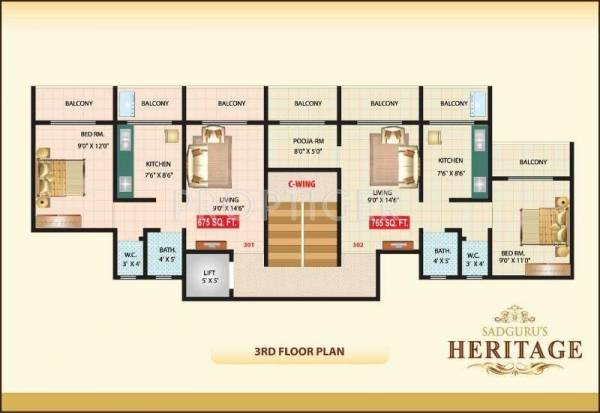  heritage Wing C Cluster Plan