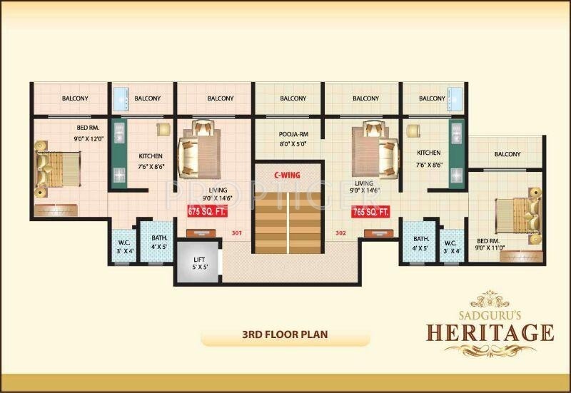  heritage Wing C Cluster Plan