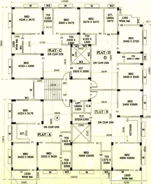 Images for Cluster Plan of HM Group Sitara Apartment