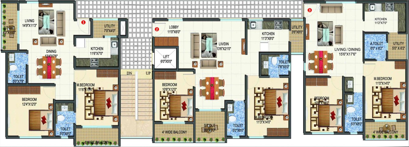 Images for Cluster Plan of Vandhana Anugraha