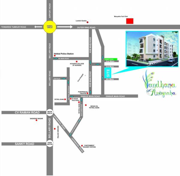 Images for Location Plan of Vandhana Anugraha Images for Location Plan of Vandhana Anugraha