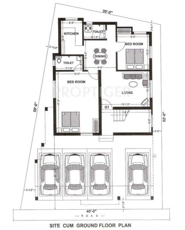 Images for Cluster Plan of VJ Builders and Promoter VJ Lawn