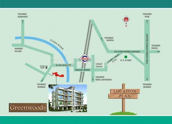 Usha Infratech Green Woods Location Plan
