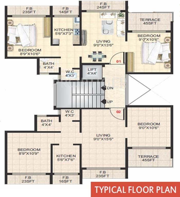 SM Developers Riddhi Cluster Plan